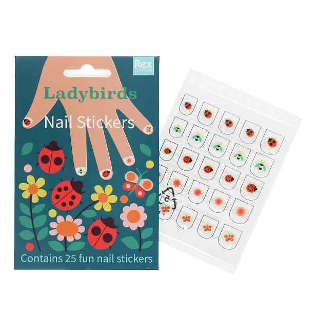 Kreativní sada Ladybird – Nail stickers – Rex London