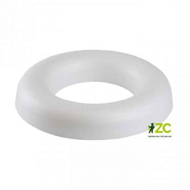Kroužek polystyrenový půlený bílý 25cm