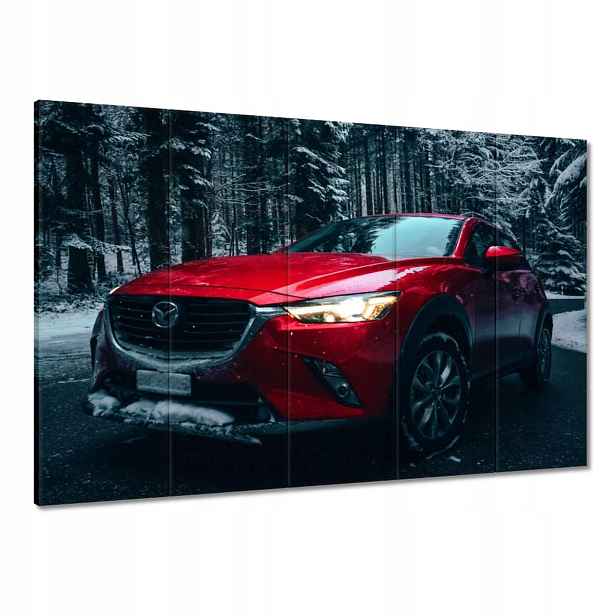 Obrazy 100x70 Červená Mazda Auto