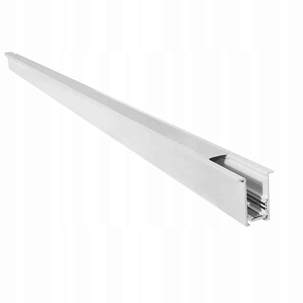 Podomítková magnetická lišta LL-20F bílá 100 cm