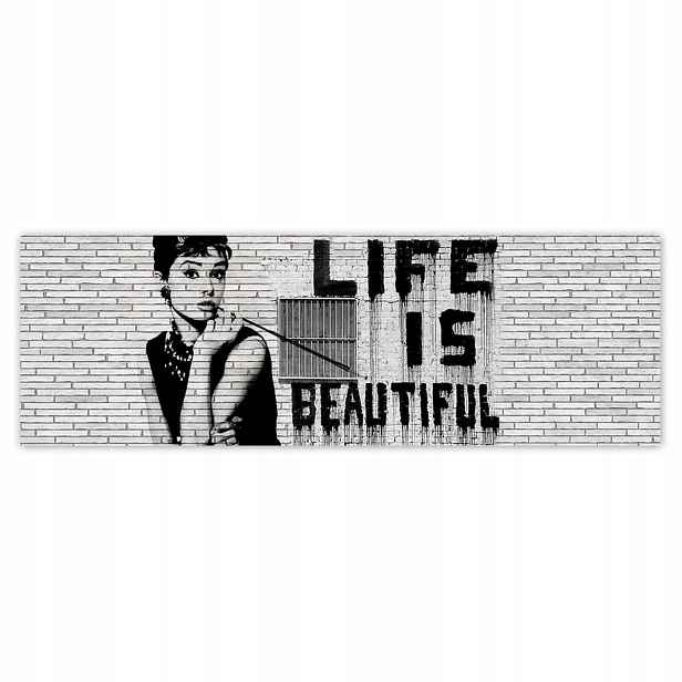 Plakáty 200x66 Banksy Life jsou krásné