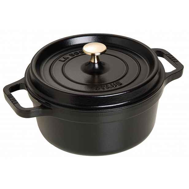 Staub Litinový hrnec s poklicí Cocotte, černá, 20 cm / 2,2 l 1102025