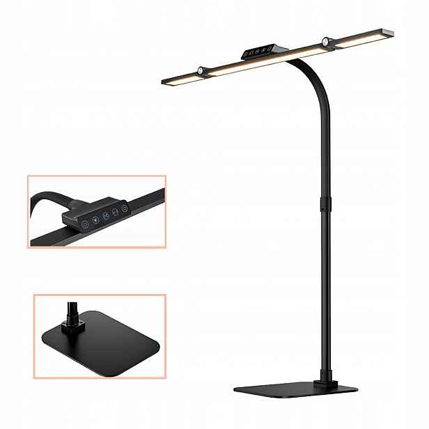 Led Kreslicí Lampa Na Stůl Bezstínová Stolní Lampa Pro Pracovní Desku X Dálkový Ovladač