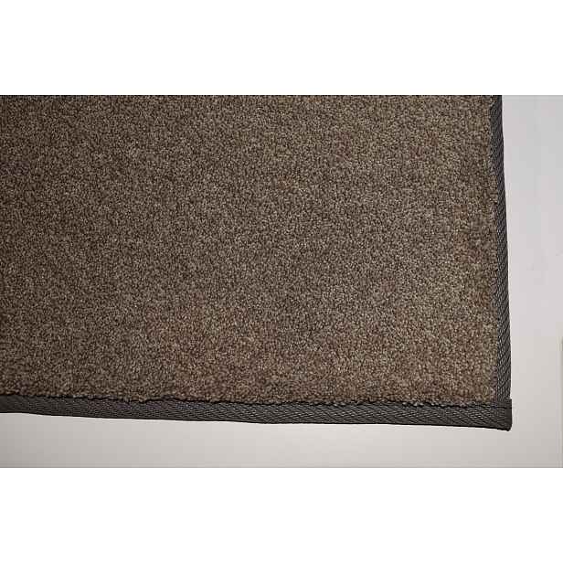 Kusový koberec Supersoft s bordurou 420 hnědý, 60x100, hnědá, chodba / předsíň, Lano
