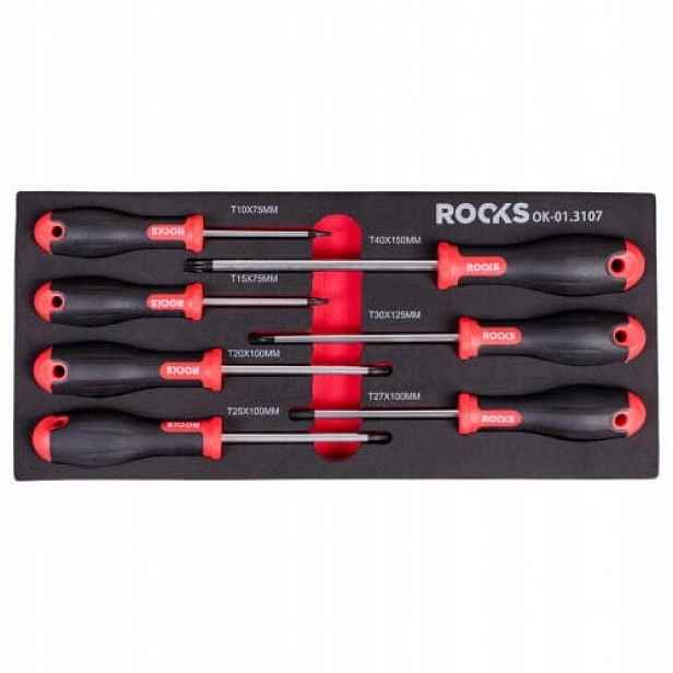 Rooks Sada Šroubováků Torx 7 Dílů