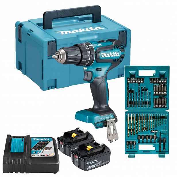 Aku Vrtačka 18V Makita DHP485FJX1