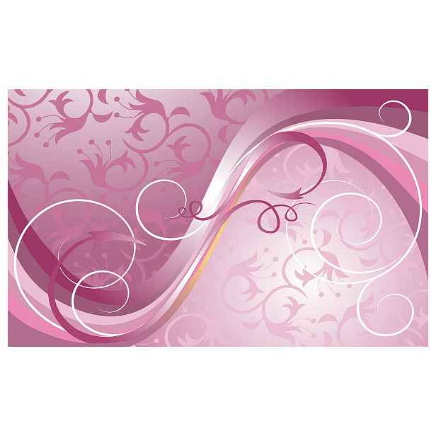 Fototapeta Růžové květy Linie Vlny Gradient Harmonie 208x146 lepidlo