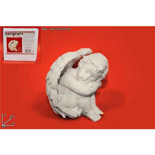 PROHOME - Anděl sedící 13cm