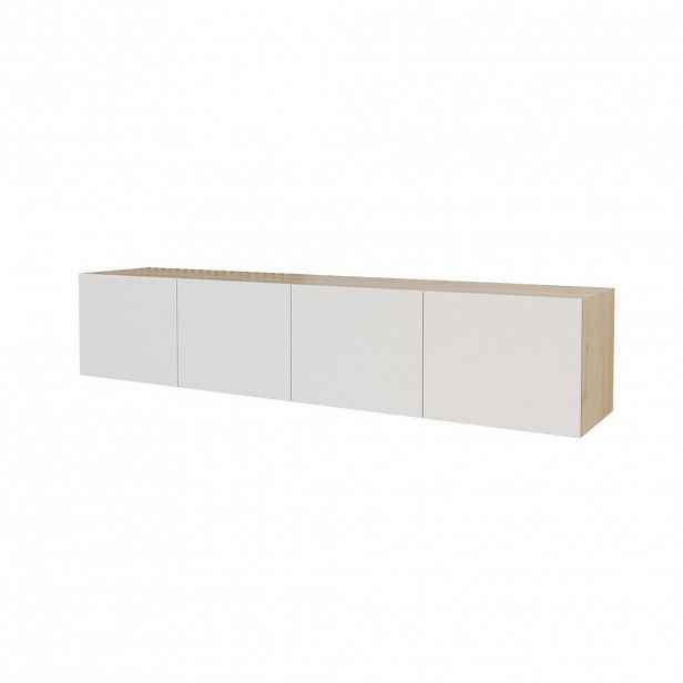 ALTDECOR NÍZKÁ komoda ELIO-W 2x100x40x40 cm – Artisan / bílá