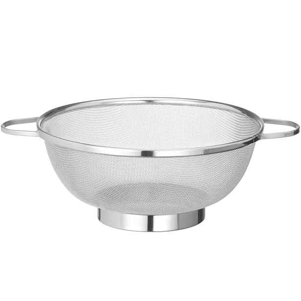 Cedník sítko druszlak s úchyty Ocel průměr 257 x 110 mm