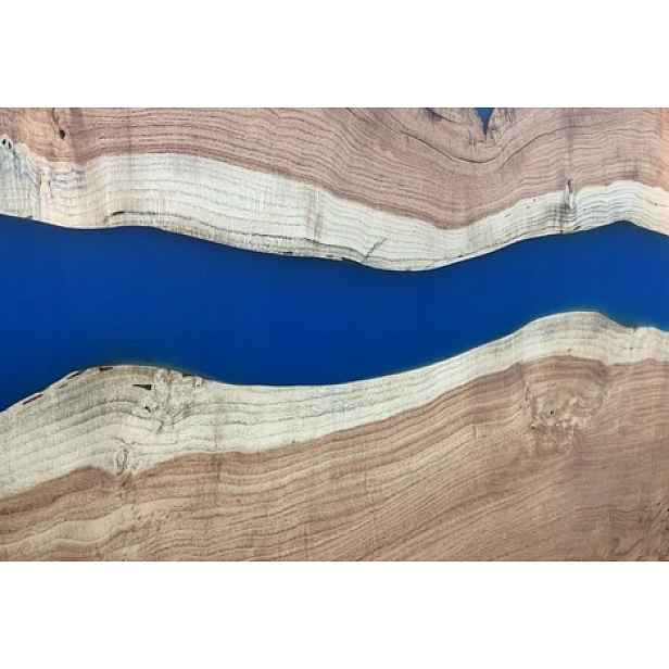 Epoxidová Pryskyřice Modrá 1CM kaňon, podlahová deska