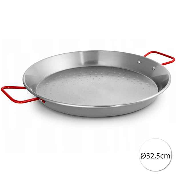 Garcima 13432 Ocelová paella pánev 32 cm