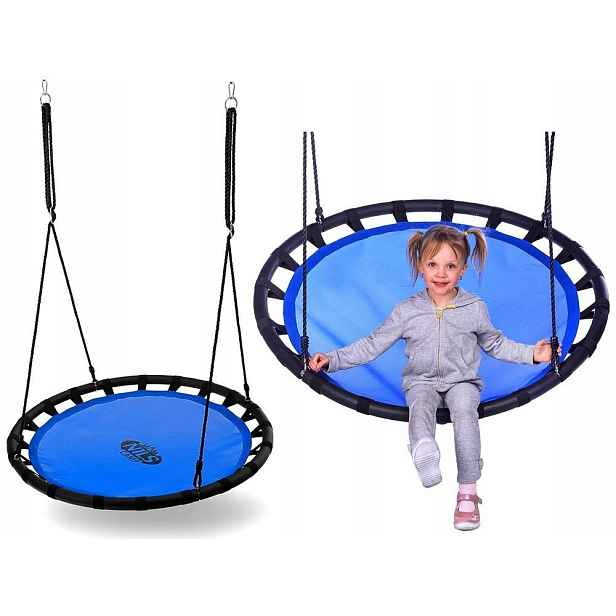 Houpací houpačka do zahrady Houpací Hnízdo Závěsné křeslo Sedák 110 cm