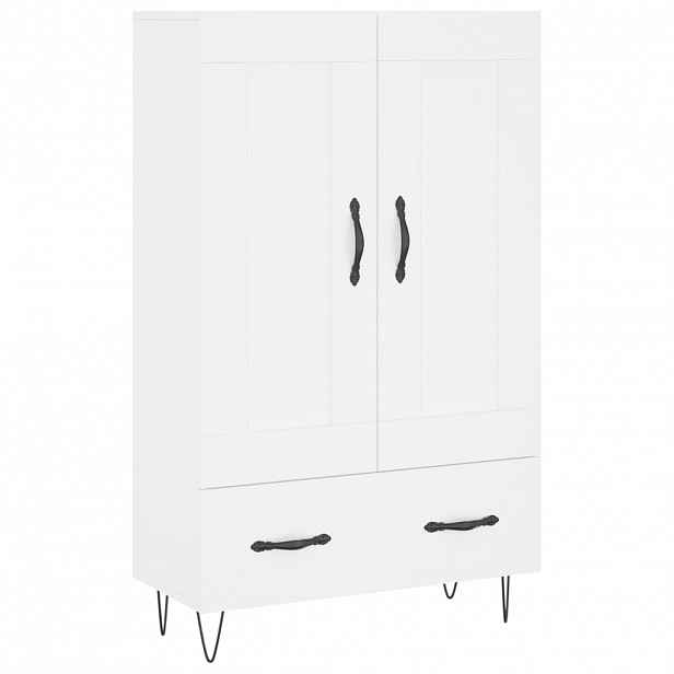 vidaXL Skříň highboard bílá 69,5 x 31 x 115 cm kompozitní dřevo