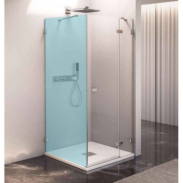 Polysan Edge - Sprchové dveře Fortis 120x200 cm, pravé, Antidrop, čiré sklo/chrom FL1212R