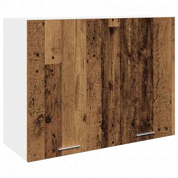 vidaXL Závěsná skříňka "Lyon" staré dřevo 80 x 31 x 60 cm, umělé dřevo