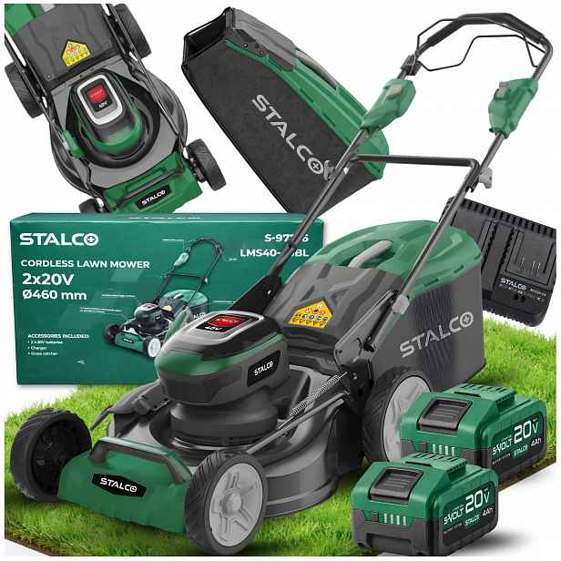Akumulátorová Sekačka 51 CM S Pohonem LMS40-51BLSP 2x 8AH Stalco S-97719