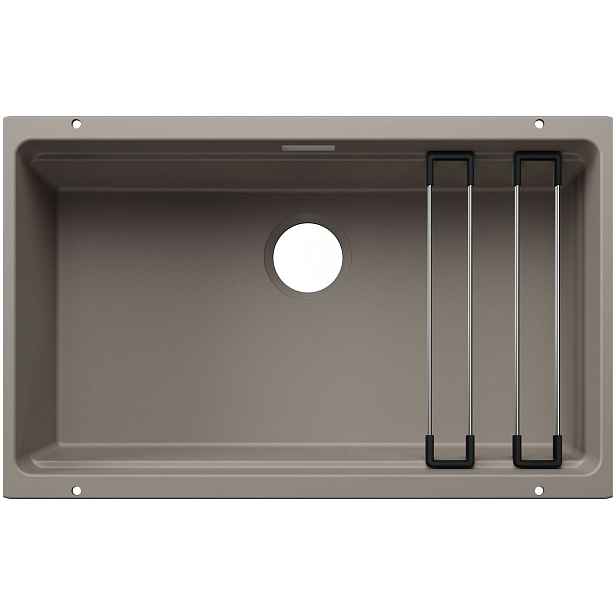 Blanco Etagon 700 - Silgranitový dřez, 73x46 cm, s příslušenstvím, tartufo 527769