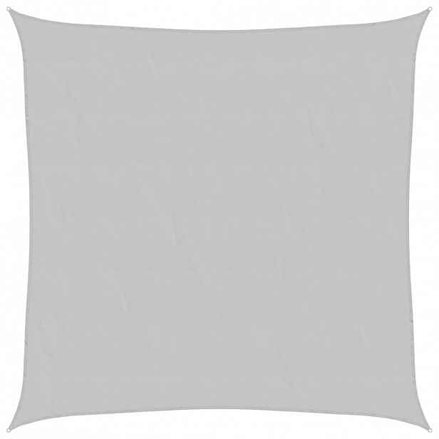 vidaXL Stínicí plachta světle šedá 2,5 x 2,5 m 100% polyester oxford