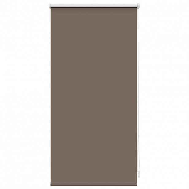 vidaXL Zatemňovací roleta 44,4 x 100 cm, šířka látky 40 cm, kávová