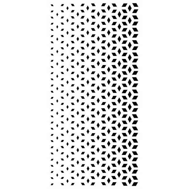 Šablona Pro Ozdobné Omítky LuxBud Panel 8 92x44 cm Moderní