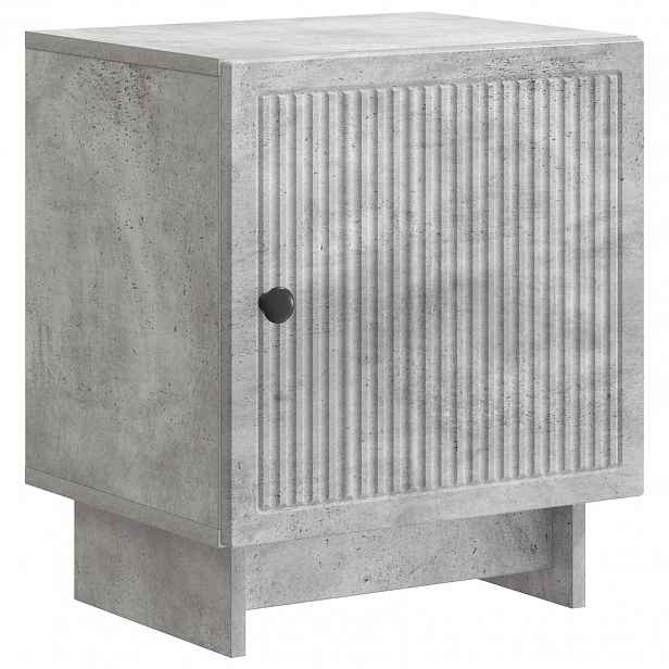 vidaXL Noční skříňka Betonově šedá 43 x 34,5 x 50 cm Kompozitní dřevo