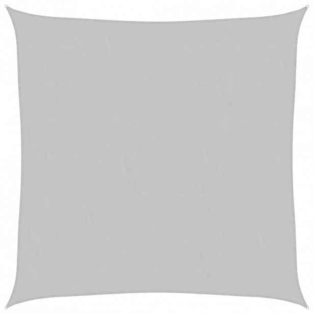 vidaXL Stínicí plachta světle šedá 3 x 3 m 100% polyester oxford