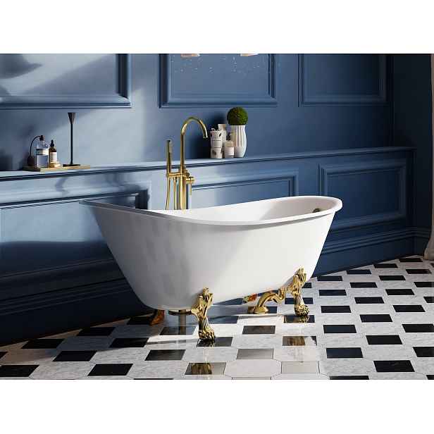 BESCO Olsen Spa  OLAYA VANOLA160Z - Volně stojící vana OLAYA bílá