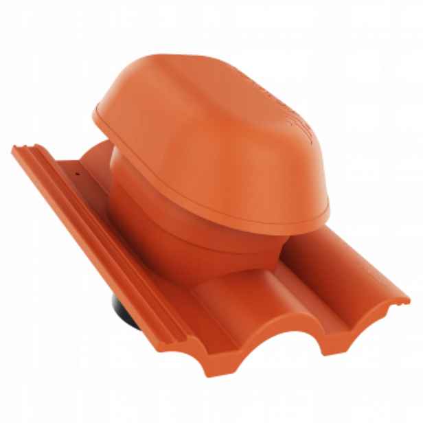 Sanitární krbový ventilátor fi125 Braas Grecka Cihlový
