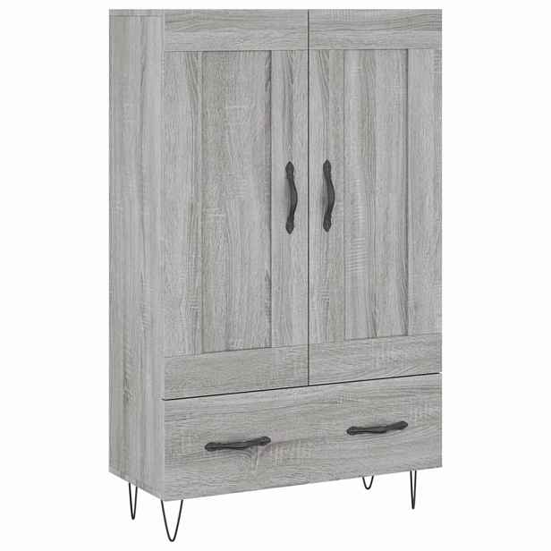 vidaXL Skříň highboard šedá sonoma 69,5 x 31 x 115 cm kompozitní dřevo