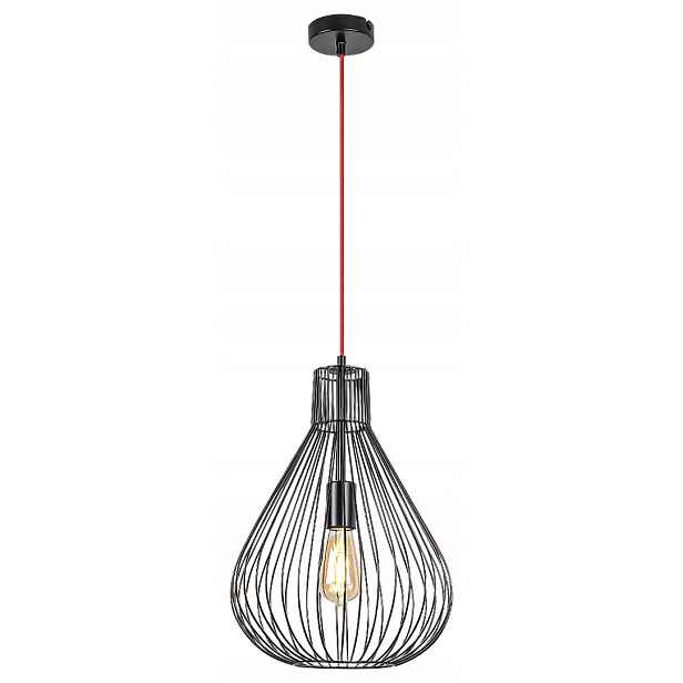 Industriální závěsná lampa E27 1x40W černá matná 4754 Zille Rabalux