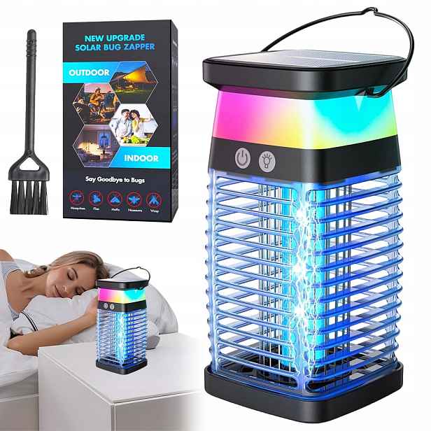 Insekticidní lampa Uv Past Vysoké napětí Bez chemikálií Tichý Domů