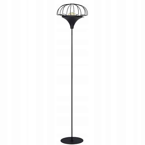 Podlahová lampa Aldex Danton II Černá Výška 175 cm E27 60W