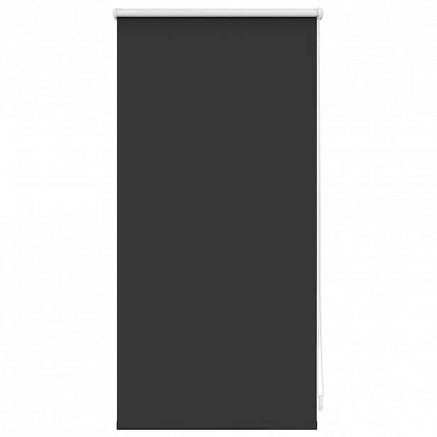 vidaXL Zatemňovací roleta 44,4 x 100 cm, šířka látky 40 cm, černá