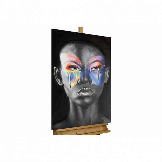 KUNSTLOFT RUČNĚ MALOVANÝ AKRYLOVÝ OBRAZ, 60/90 CM