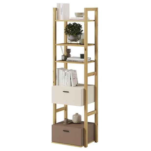 Casarredo Regál se 2 zásuvkami 51 LIMERA, dub artisan/béžová/lanýž