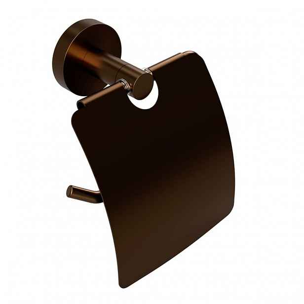 Držák toaletního papíru Bemeta AMBERs krytem Coffe-Gold 155112012