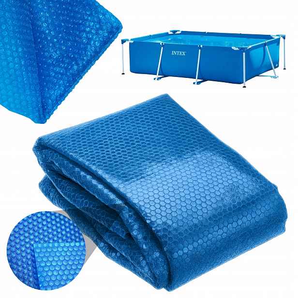 Krycí Plachta topná podložka do bazénu do bazénu 200 x 150 cm 220 Mikronů
