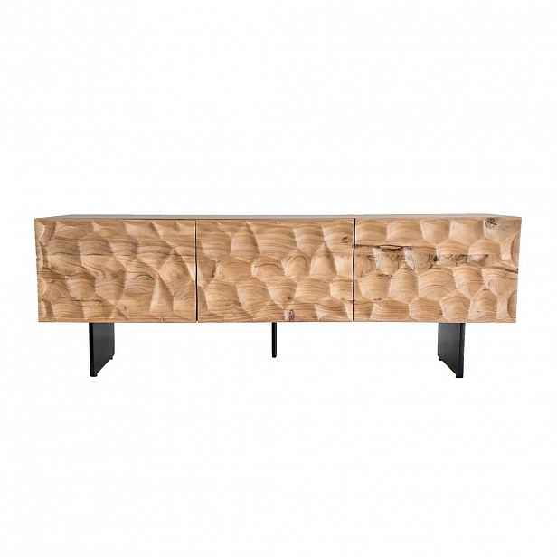 Livetastic NÍZKÁ KOMODA, akácie, barvy akácie, 160/56/37 cm