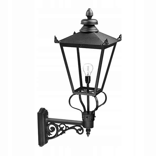 Elstead Wilmslow Černá venkovní nástěnná lampa E27 60W IP23