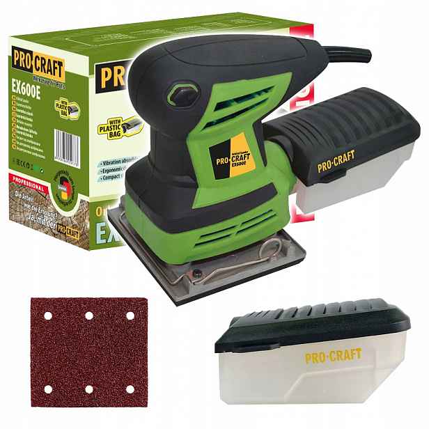 Excentrická bruska Procraft EX600E 260W