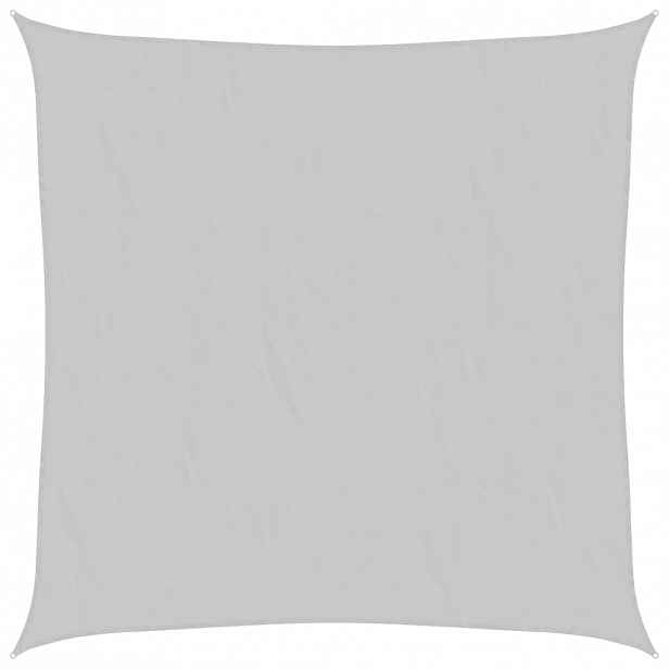 vidaXL Stínicí plachta světle šedá 7 x 7 m 100% polyester oxford