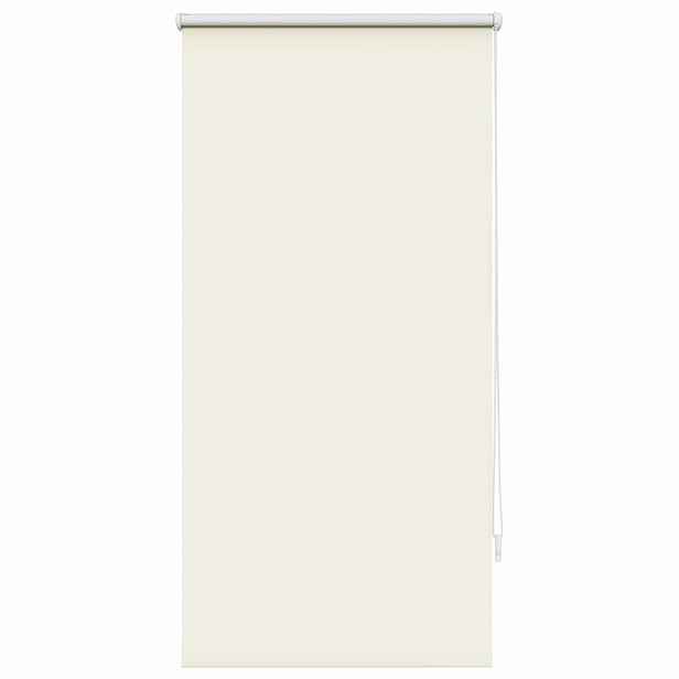 vidaXL Zatemňovací roleta 64,4 x 120 cm, šířka látky 60 cm, krémově bílá