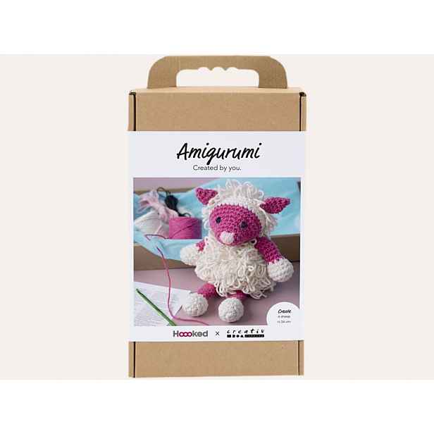 Creativ Company Sada na háčkování Amigurumi - ovečka