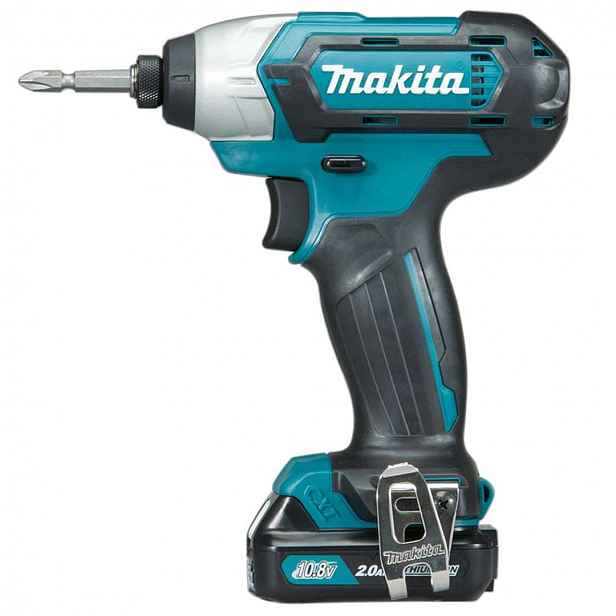 Makita - 12V AKU rázový utahovák, 2x aku 2,0 Ah, nabíječka TD110DSAE