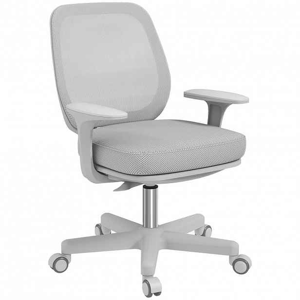 Vinsetto KANCELÁŘSKÁ ŽIDLE, ergonomická kancelářská židle s otočnou funkcí, výškově nastavitelná