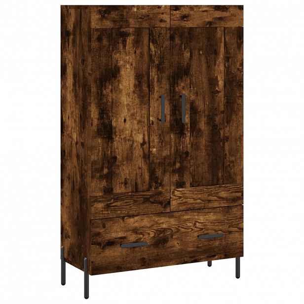vidaXL Skříň highboard kouřový dub 69,5 x 31 x 115 cm kompozitní dřevo