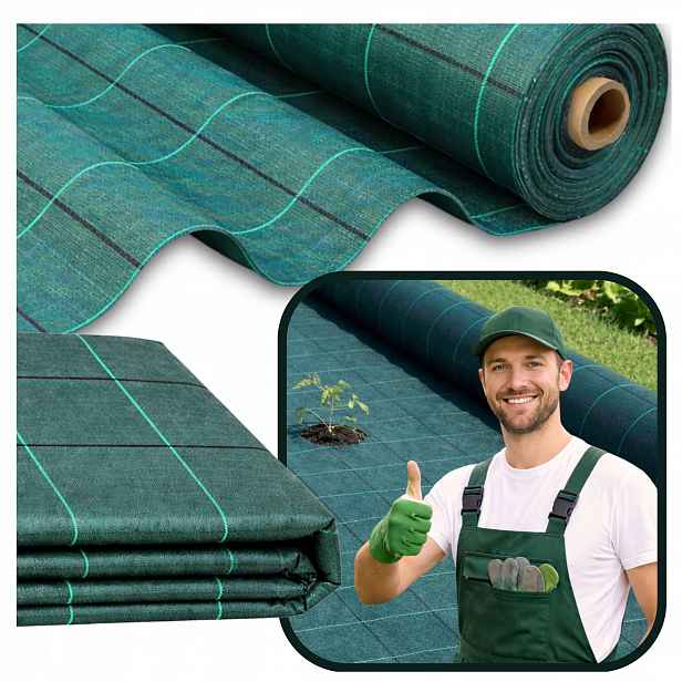Agrotextilie Premium 100G/m2 2,1m x 25MB Silná Agrotextilie 210cm Uv