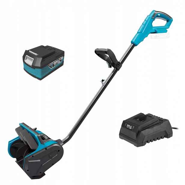 Set Akumulátorová sněhová fréza 18V, 30 cm Dedra DED6983 4AH Nabíječka