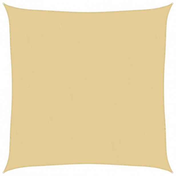 vidaXL Stínicí plachta písková 2,5 x 2,5 m 100% polyester oxford